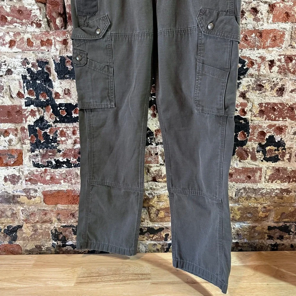 Carhartt B342 DFE Cargo Pants Ripstop Workwear Men's Size 31x32 Dark Coffee